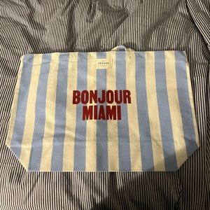 Sezane bonjour miami tote